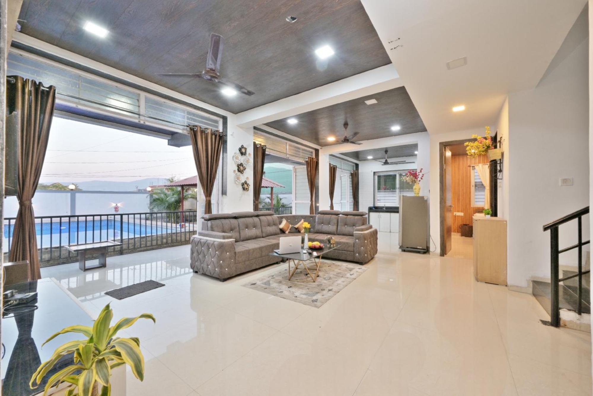 Ll Empyrean Stay Ll 4Bhk Ll Ac Ll Pool Ll Mystical Stone Villa Ll Lonavala Εξωτερικό φωτογραφία